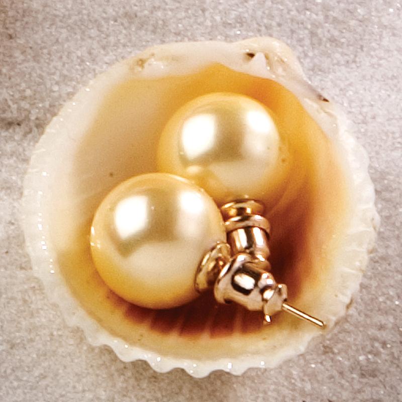Australian Pacific Golden Earrings